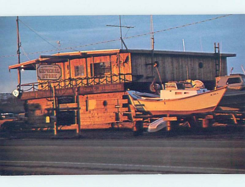 Unused Pre-1980 RETAIL STORE SCENE Homer Alaska AK ho9894