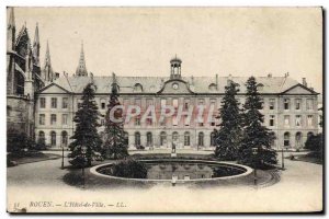 Old Postcard Rouen L & # 39Hotel City