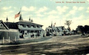 Entrance, State Fair Grounds in Lewiston, Maine