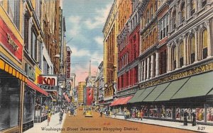 Washington Street Downtown Shopping District Boston, MA