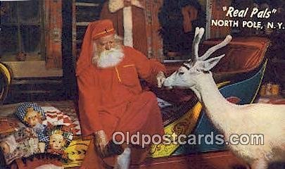 North Pole New York, USA Santa Claus Chirstmas Carte, Postal Postal Unused 