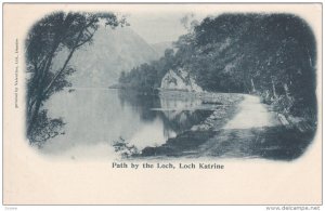 SCOTLAND, 1900-1910's; Path By The Loch, Loch Katrine