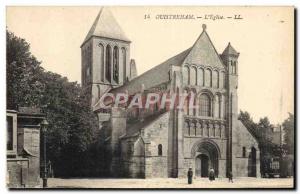 Old Postcard Ouistreham L & # 39eglise