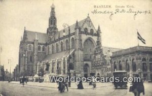 Grotte Kerk Haarlem Netherlands Unused 