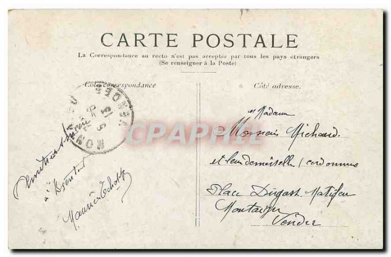 Old Postcard Paris City Hotel