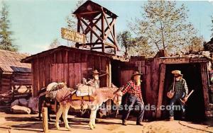 Knott's Berry Farm, Ghost Town, California, CA, USA Postcard Gold Mine T...