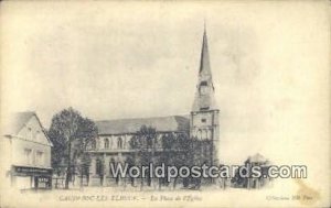 la Place de I'Eglise Caudebec-Les-Elbeuf, France, Carte, Unused 