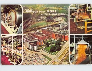 Postcard Kellogg Company Battle Creek Michigan USA