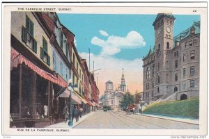 The Fabrique Street View, Quebec, Canada, 1900-1910s