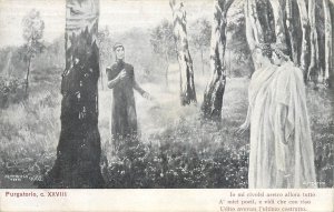 The Divine Comedy Italian poem by Dante Alighieri artist A. Magrini Purgatory