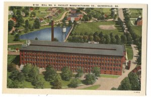 Postcard Mill No 6 Pacolet Manufacturing Co Gainesville GA