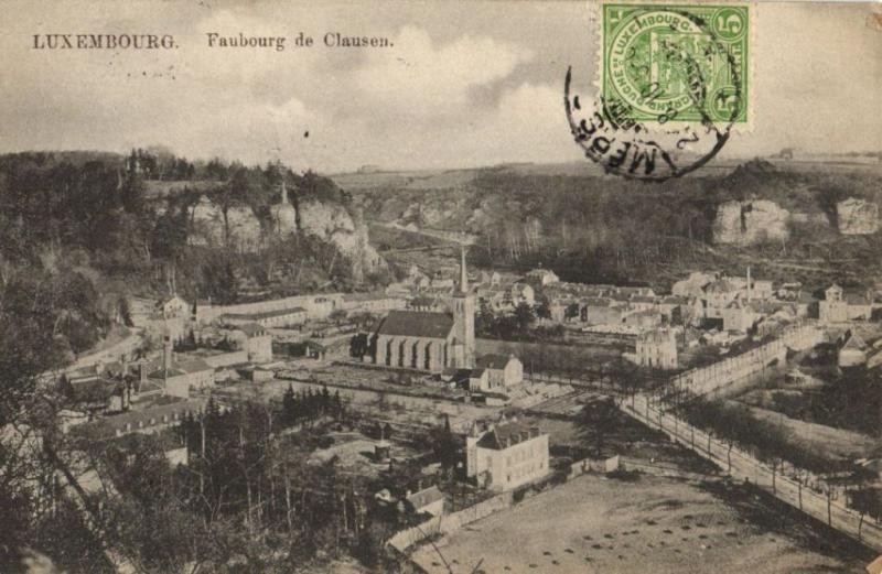 CPA Luxembourg, Faubourg de Clausen (30558)