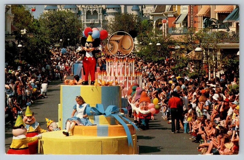 Mickey's 50th Birthday Celebration, Walt Disney World, Florida, 1978 Postcard