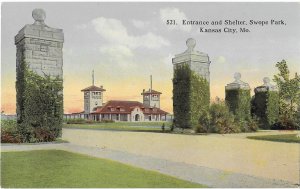 Entrance and Shelter Swope Park Kansas City Missouri