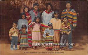 Seminole Children Tropical Hobbyland Indian Village, Miami, Florida, FL, USA ...