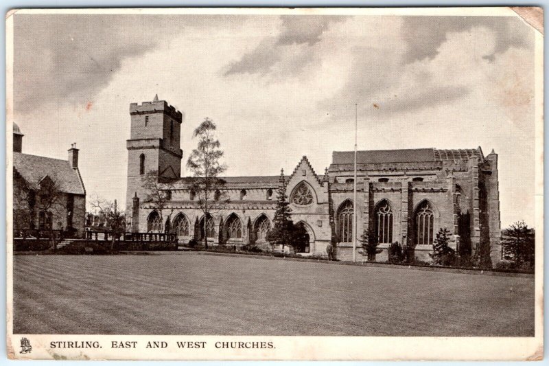 c1906 Stirling, Scotland Holy Rude Church Raphael Tuck Glosso Postcard UK A81