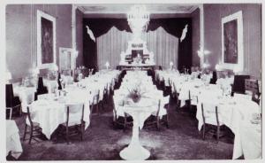 Old COLUMBUS Ohio Postcard The CRYSTAL ROOM Hotel Fort Hayes Interior