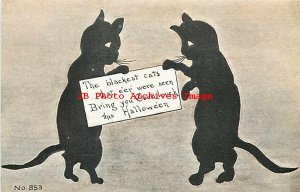 Halloween, FA Owen No 853, Black Cats Bringing Luck