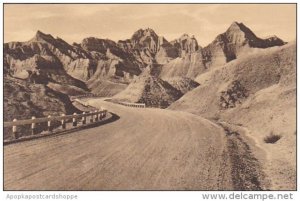 View Of Pinnacles The Badlands Nat Monument South Dakota Albertype