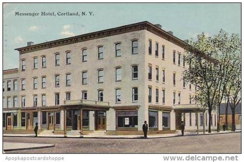 New York Cortland Messenger Hotel 1912