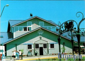 Olympia, WA Washington  FARMERS MARKET BLDG Roadside Fruit/Veggie  4X6 Postcard