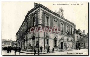 Chateauroux Old Postcard L & # City 39hotel