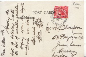 Family History Postcard - Thompson - Green Lanes - Harringay, London - Ref 2775A