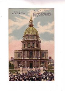 Tinted, A Crowd at Hall of Invalides, Paris France