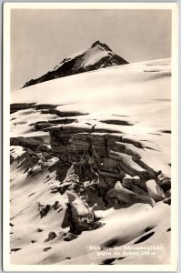 Blick von der Schlossberglucke Gegen die Kronte Germany Real Photo RPPC Postcard