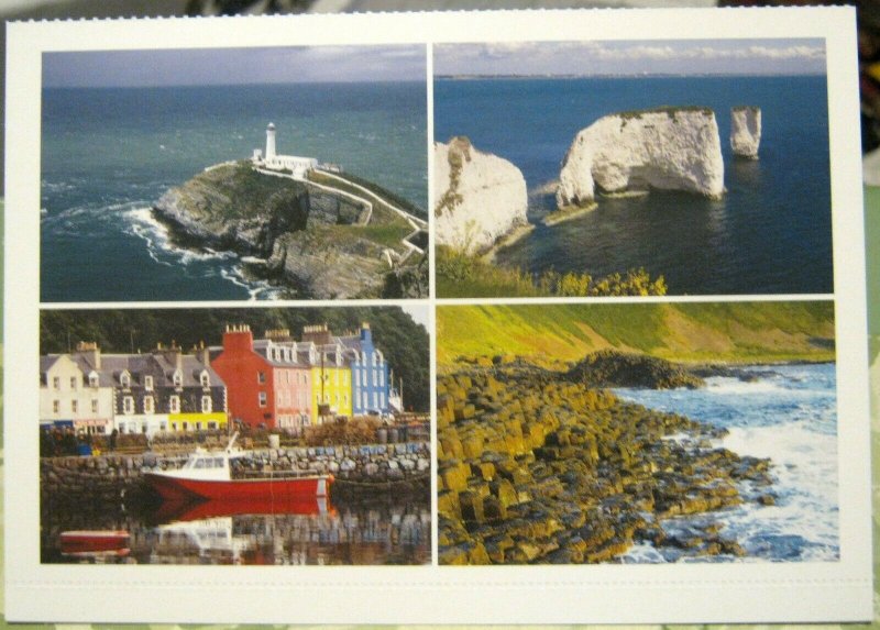 Postcard Various Scenes of the British Coast - unposted