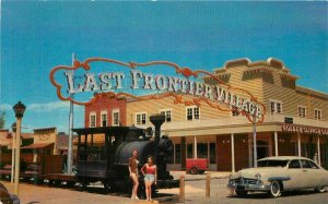 Nevada Las Vegas Last Frontier Village auto Train women Crocker Postcard 22-4702