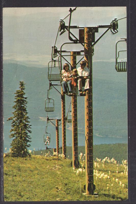 Double Chair Lift,Big Mounatin Ski Resort,ID BIN