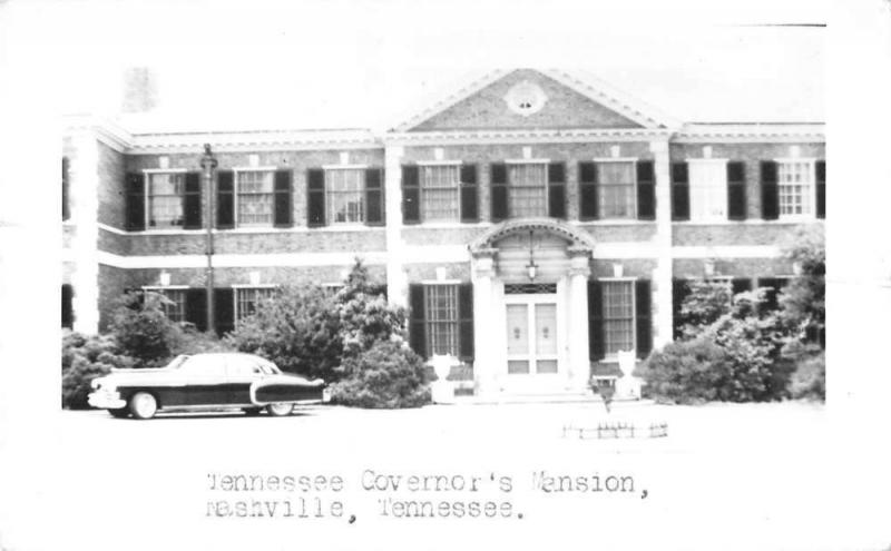 Nashville Tennessee Governors Mansion Real Photo Antique Postcard K18955