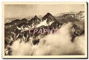 Old Postcard Luchon taking view of the Peak of Sacroux