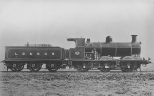 LB&SCR 301 Train Old Railway Real Photo Postcard