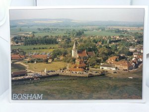 Large Vintage Postcard Bosham From the Air Aerial View