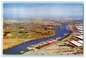 c1960 Rough and Ready Island US Naval Supply Depot California Vintage Postcard