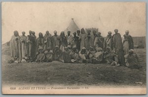 MAROCCAN PRISONERS AFRICA ANTIQUE POSTCARD