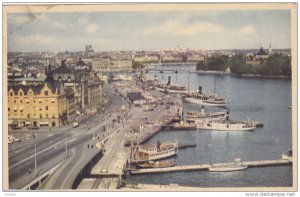 STOCKHOLM, Sweden; Skeppsbron, PU-1950