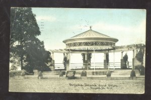 PEORIA ILLINOIS GRAND VIEW DRIVE PERGOLA VINTAGE POSTCARD