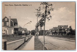 c1910's Yale Place Houses Rockville Centre Long Island New York NY Postcard