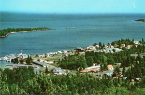 Copper Harbor, From Brockway MTN. Drive, Michigan Postcard