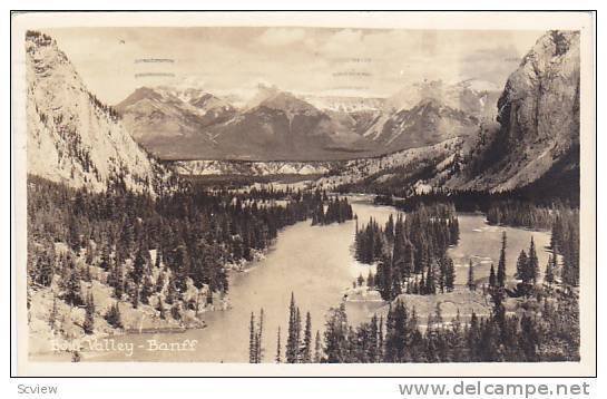RP, View Of Bow Valley, Banff, Alberta, Canada, PU-1949