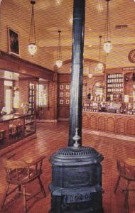 Disneyland Upjohn Drugstore Pot Bellied Stove & Hanging Chandeliers