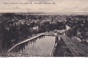 HAMILTON, Ontario, Canada, PU-1913; View of Hamilton from James St., Mountain