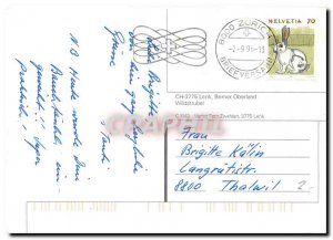 Modern Postcard Gruss aus Lenk