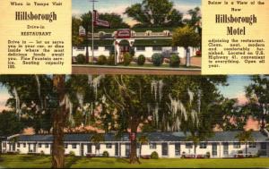 Florida Tampa Hillsborough Motel 1951