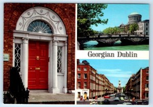 Georgian Dublin multiview IRELAND 4x6 Postcard