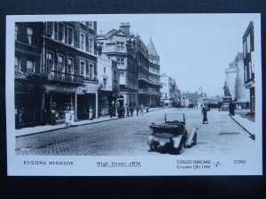 Berkshire WINDSOR High Street 1914 RP Postcard by Pamlin C1997