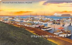 Maryland Yacht Club - Baltimore Postcard